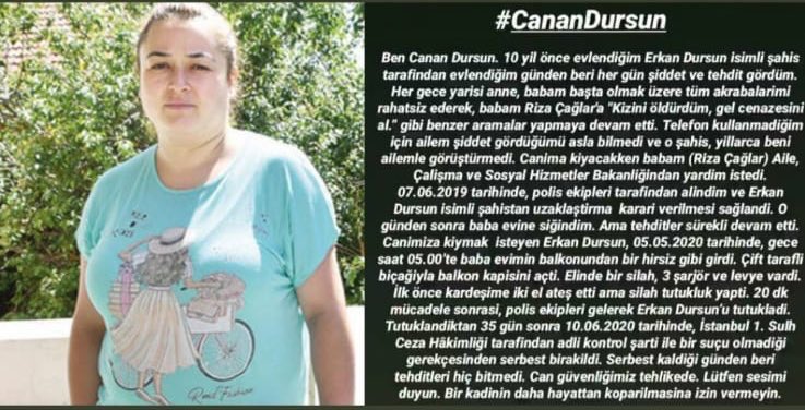 nurcancaliskan's tweet photo. Koruma kararı ile 200 metre yaklaşamıyor ama her gün evinin çevresinde gezebiliyor. #canandursun ‘u rahatsız eden bu adama karşı önlem almak için ölmesini mi bekliyorsunuz?
Tüm ailesi için tehdit oluşturan bir kişi nasıl serbestçe dolaşabiliyor? https://t.co/Wc7jrVj23a