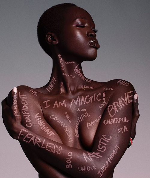 SpellMagazine's tweet photo. Repeat after me... 'I AM MAGIC!' 💫
Courtesy of black-owned make-up brand @juviasplace

#Spellmagazine #selfcare #selfbelief #blackgirlmagaic #sisterhood #selflove https://t.co/UHhdg1l5f7