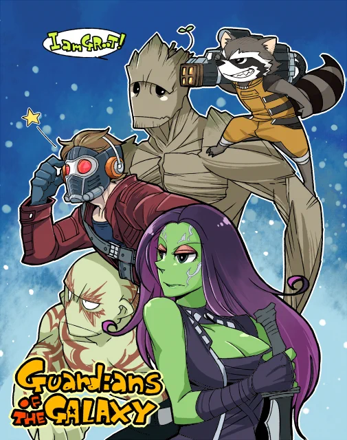 昨日GotG観たので過去絵を発掘しました 