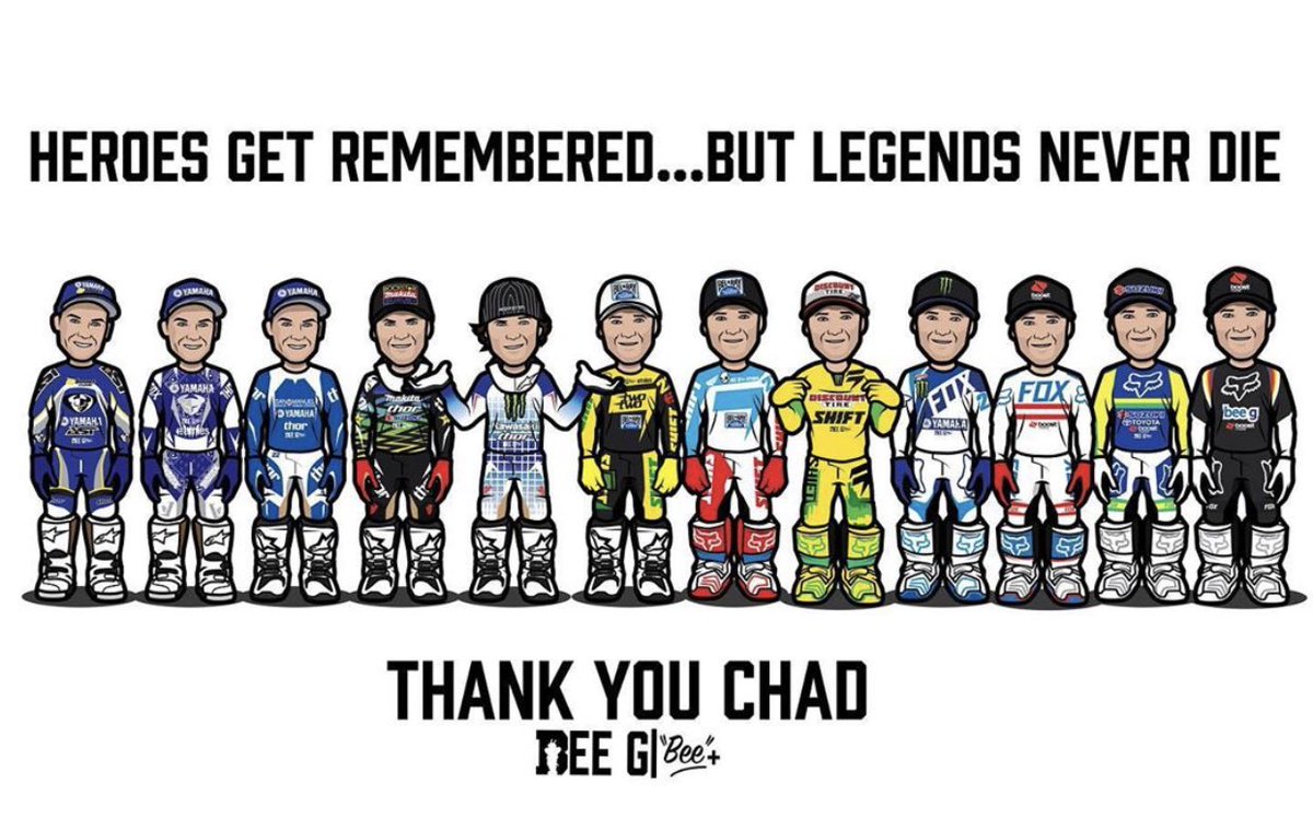 SupercrossLIVE's tweet photo. Heroes get remembered... but legends never die 🇦🇺 

#OneLastRide #SupercrossLIVE https://t.co/oV50a4IHG0