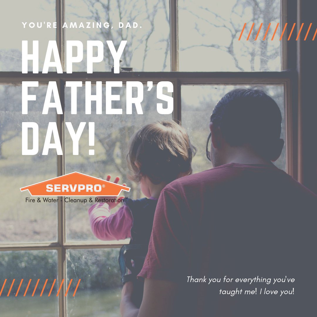 Happy Father's Day from SERVPRO of Salem County! Have a spectacular day!