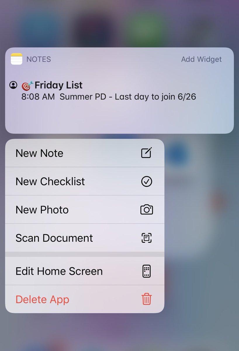 its_morgancave's tweet photo. I saw this tip about long pressing the camera app icon to quickly access options &amp; take photos. It made me curious, 🤔 what other  menus are there that I haven’t explored? The answer is - many! Here are some of my favorites for quick access! Try it!
#AppleEDUchat https://t.co/BnofnsiG29