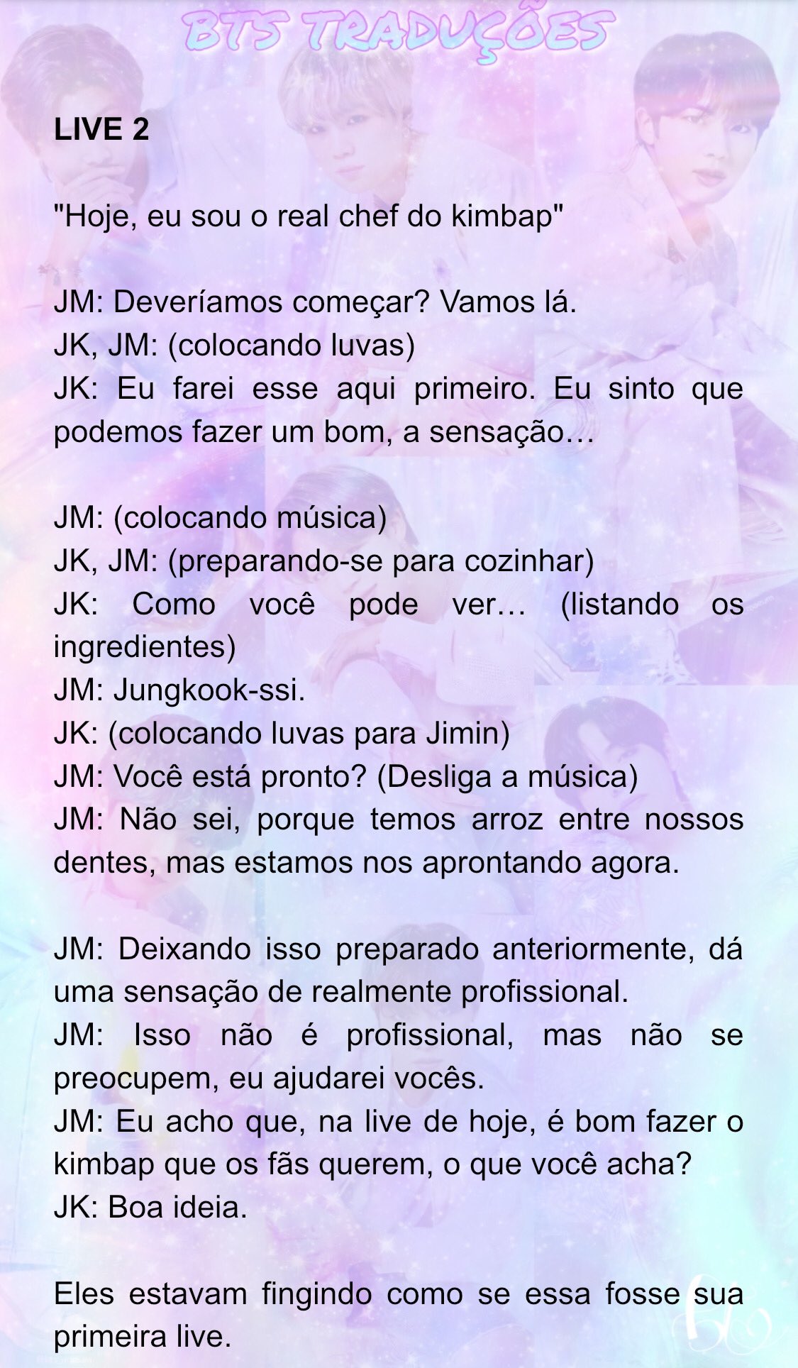 Bangtan News Brasil - Desativada - on X: Essa é a verdade, há nada a  temer. Tradução de Yellow: @BTS_twt #BTS  / X