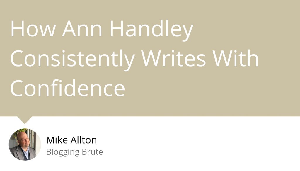 mike_allton's tweet photo. How Ann Handley Consistently Writes With Confidence
Read more 👉 https://t.co/hjK8apgphO
#ContentMarketing #CoolContentCreators #BeginningBlogging https://t.co/pDZSohBjFH