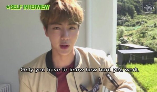 "Only you have to know how hard you work" - Season& #39;s Greetings 2016