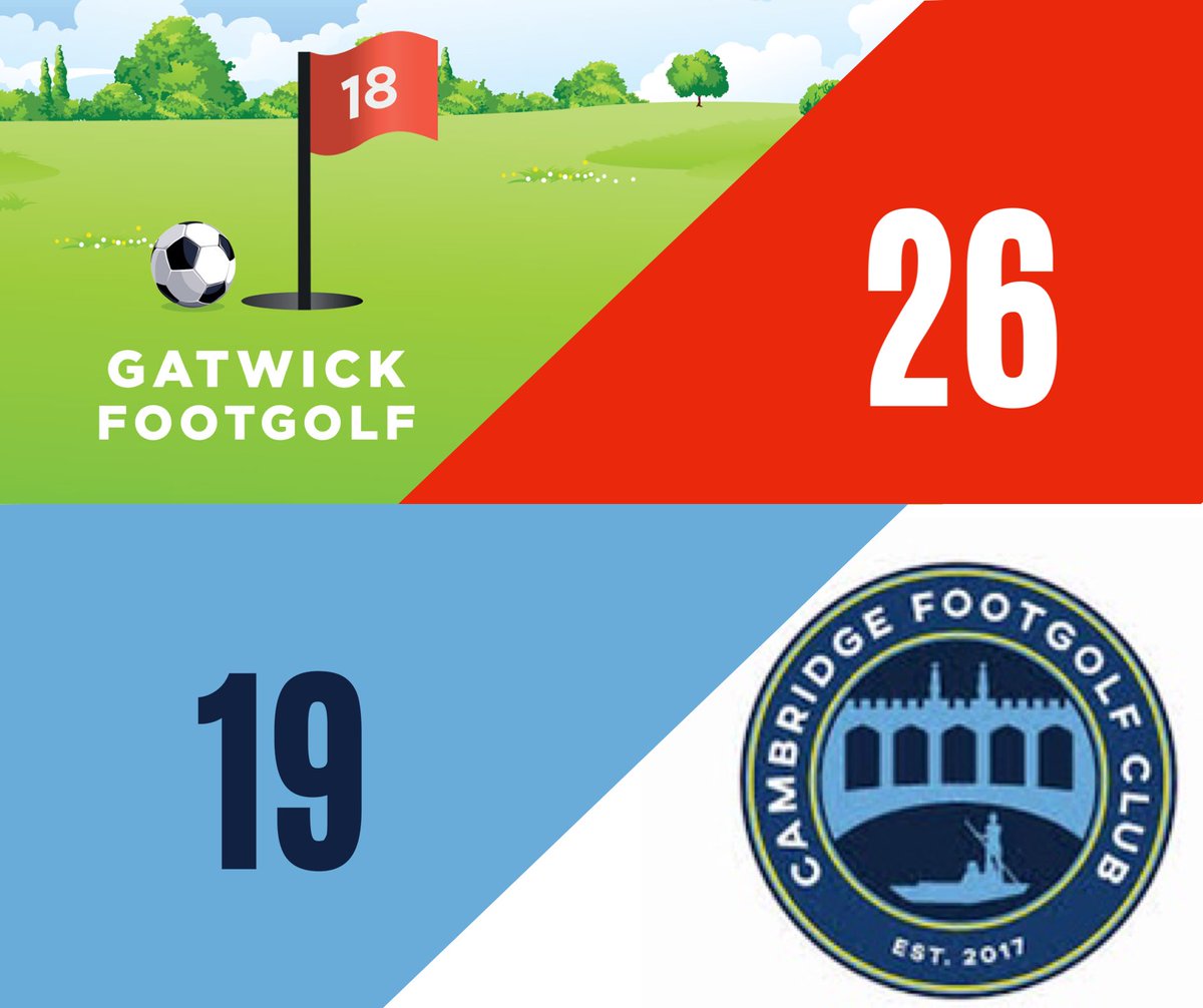 Victory for Gatwick as we start our UK FootGolf Club League South East Premiership campaign with a win over Cambridge Footgolf Club