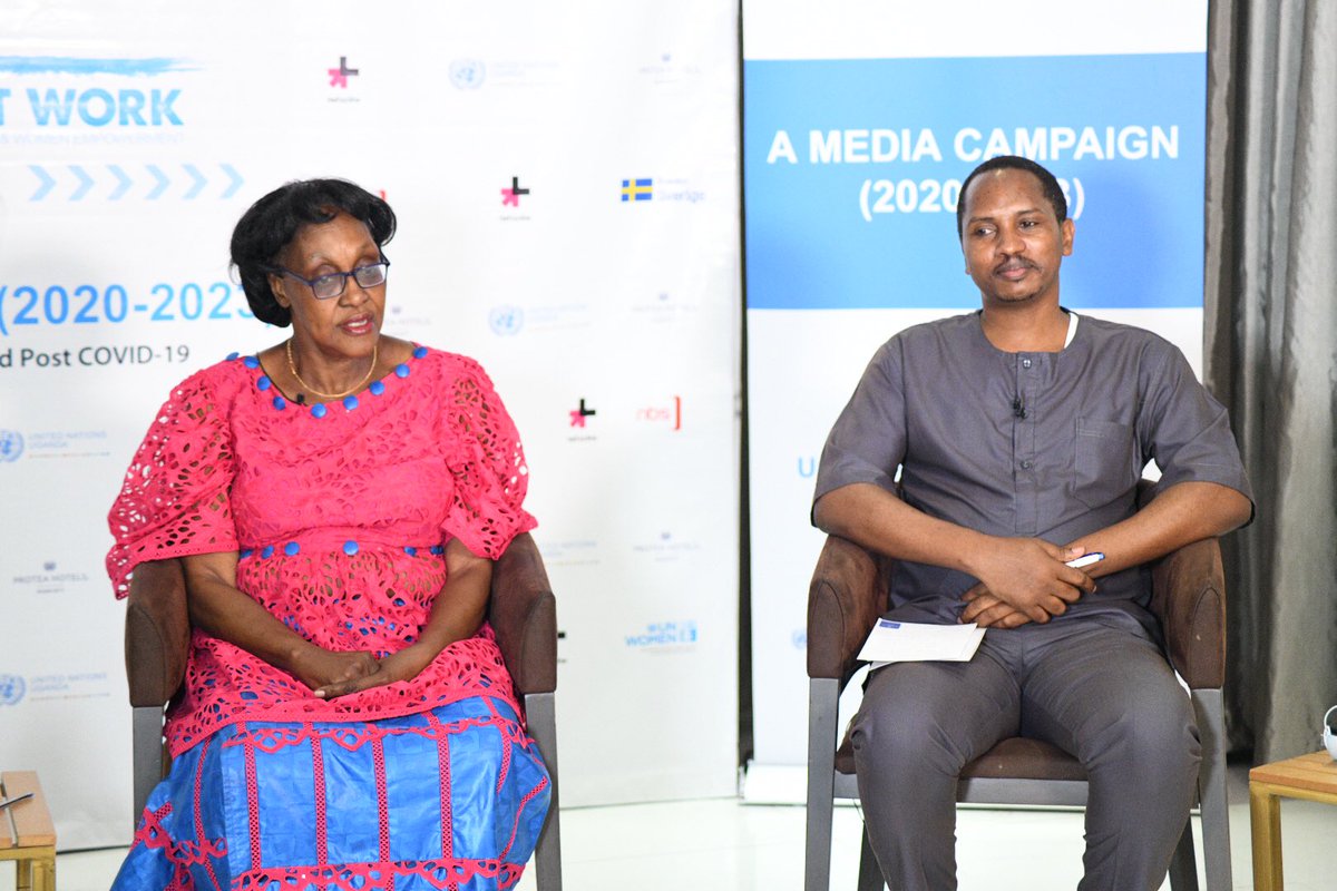 unwomenuganda's tweet photo. The next panel has begun on “Men Itself” - with a reflection on ‘What Makes a Man?’ Panel members include Dr. Sanusi Savage, Dr. Lydia Mungerera, Dr. Innocent Byaruhanga and Coach Miriam Kaamate #MenAtWorkForGenderEquality #HeForShe @HeForShe @UNinUganda @IOM_Uganda https://t.co/mzxyEAjntW