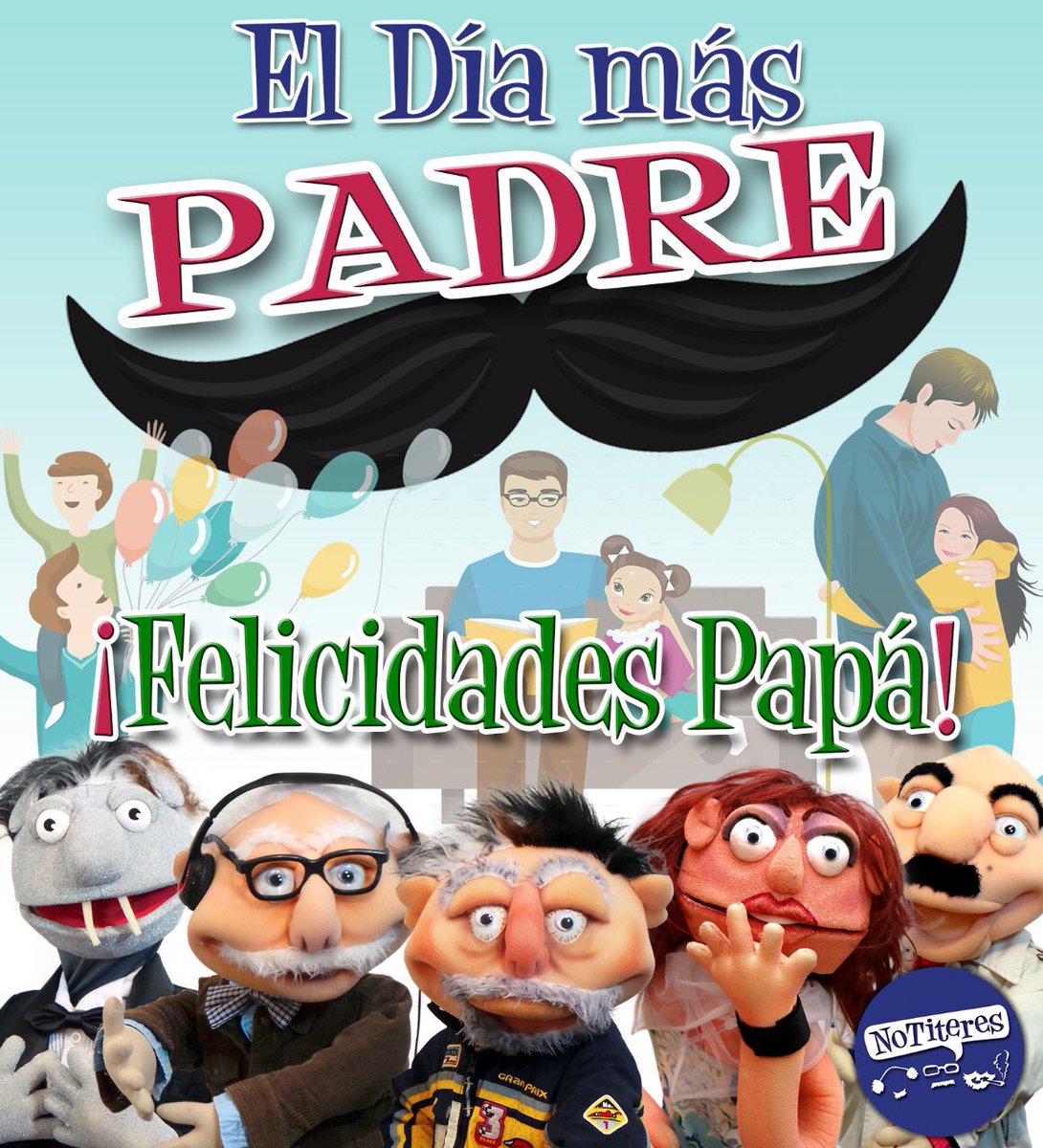 NoTiteres's tweet photo. NoTiteres les desea un Feliz día del Padre!!!!
#FelizDíaDelPadre #DiaDelPadre https://t.co/ahY1tj90Mr