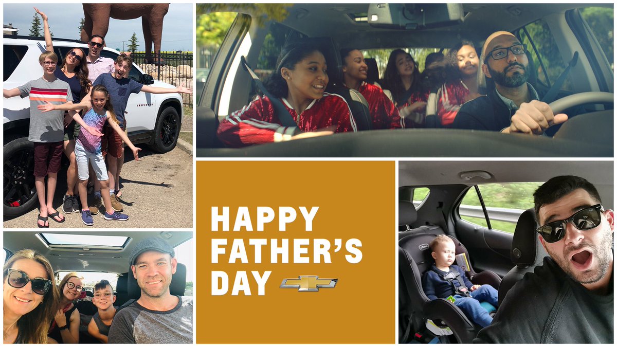 ChevroletCanada's tweet photo. Because a road trip wouldn’t be the same without you, dad. Thanks for all the past adventures and the many new ones to come. #HappyFathersDay! https://t.co/fpf3bMTBjG