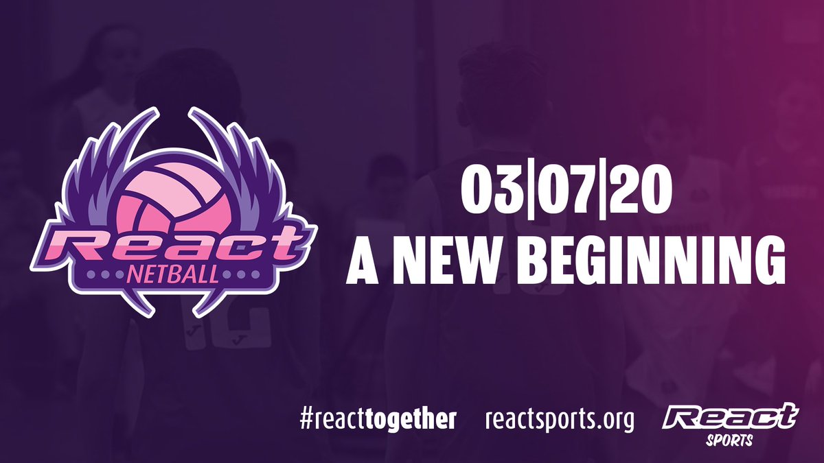 03|07|20 = A New Beginning 🏐

Watch this space, REACT family! #reacttogether
