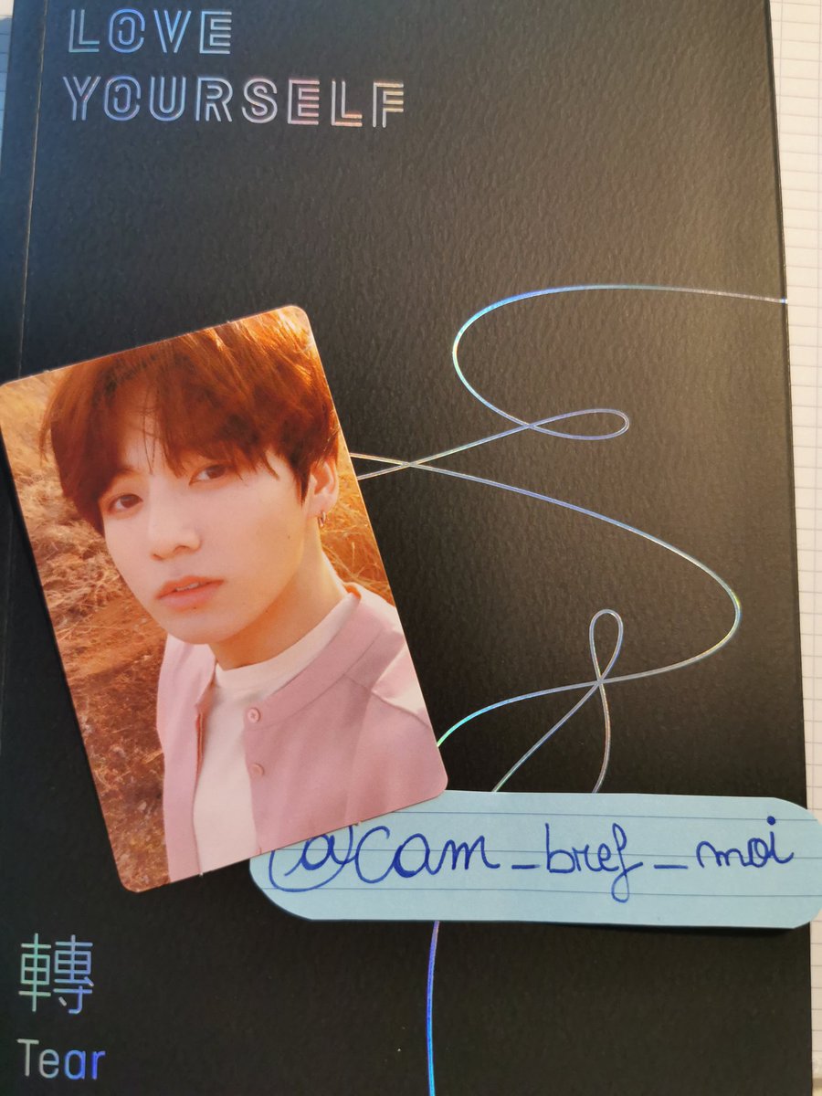 camfunsti's tweet photo. ÉCHANGE / TRADE
Love yourself Tear:
Jungkook -> Jimin or Tae
Love yourself Her:
Rm -> Jimin, Tae or Jungkook
* N'importe quelle version / Any version
#BTS #Loveyourself #Btstear #Btsher #RM #JUNGKOOk #v #JIMIN #trade #photocard #exchange #photocardechange #btsphotocard https://t.co/absYzpvG5J