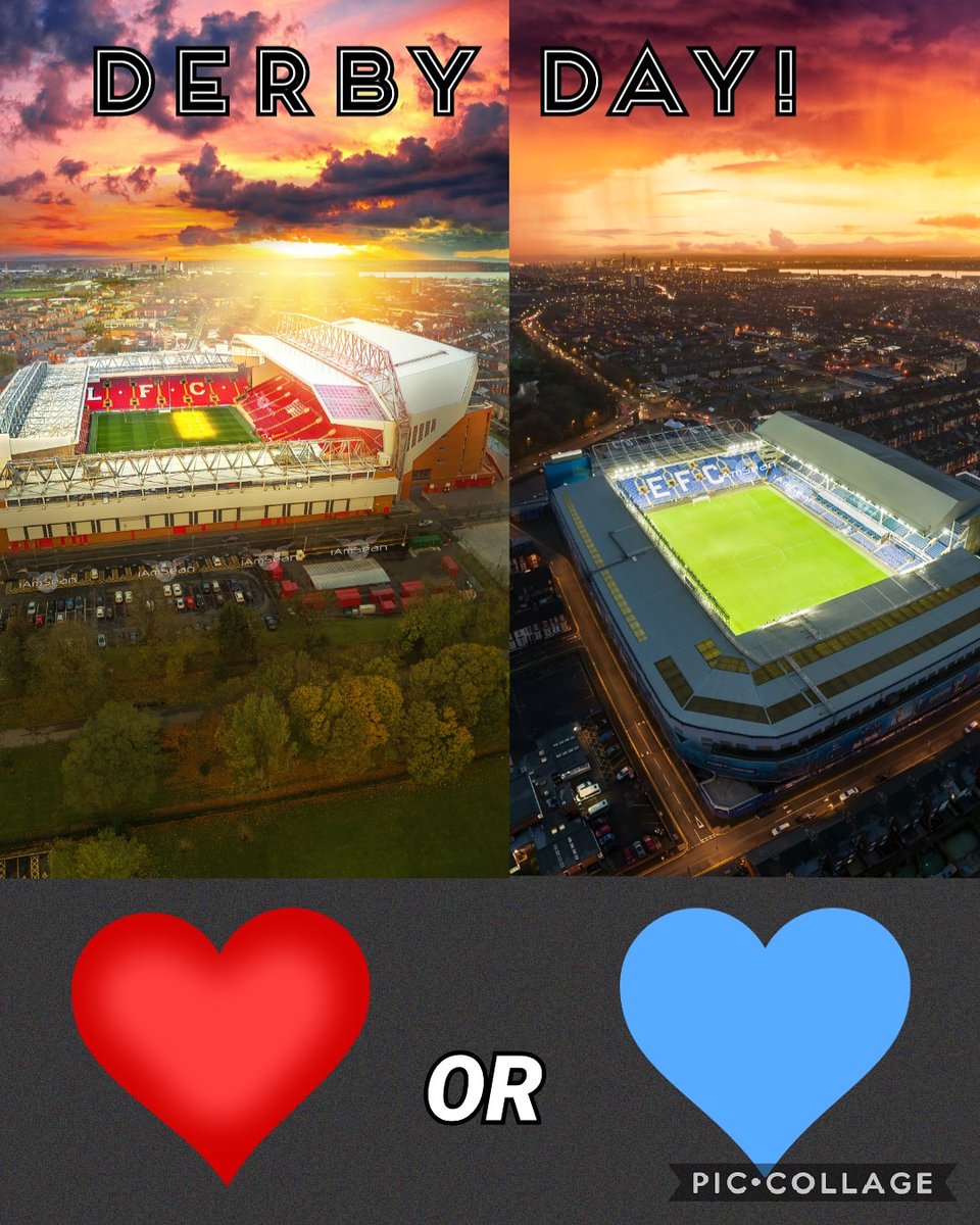 #MerseysideDerby Day! Are you a blue or a red? Score predictions? 
Stadium prints from my website. #Liverpool #EvertonFC #Toffees #Liverpoolfc #reds #blues #fathersday2020