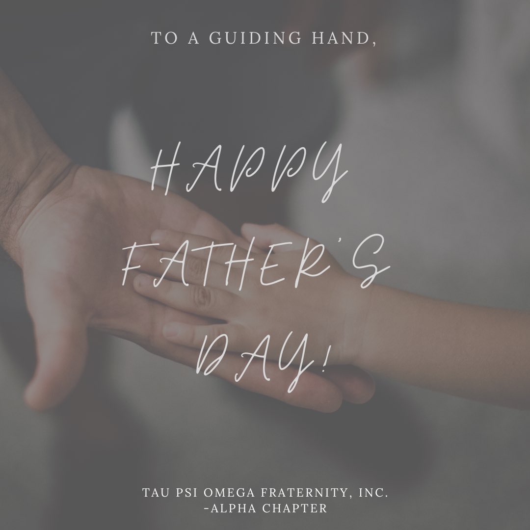 ASUTauPsi's tweet photo. Happy Father’s Day to all the strong people in our life who took on the role of a father. Thank you! 💙 https://t.co/GvvUMeXk33