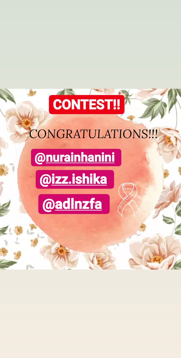ChocojerA's tweet photo. Congrats guys!!we used mix picker apps to be fair! Go to our ig to see how winner was chosen! In Shaa Allah next kita bagi duit pulak 😍😍♥️stay w us! 😘😘💛 https://t.co/0gzALPwybC