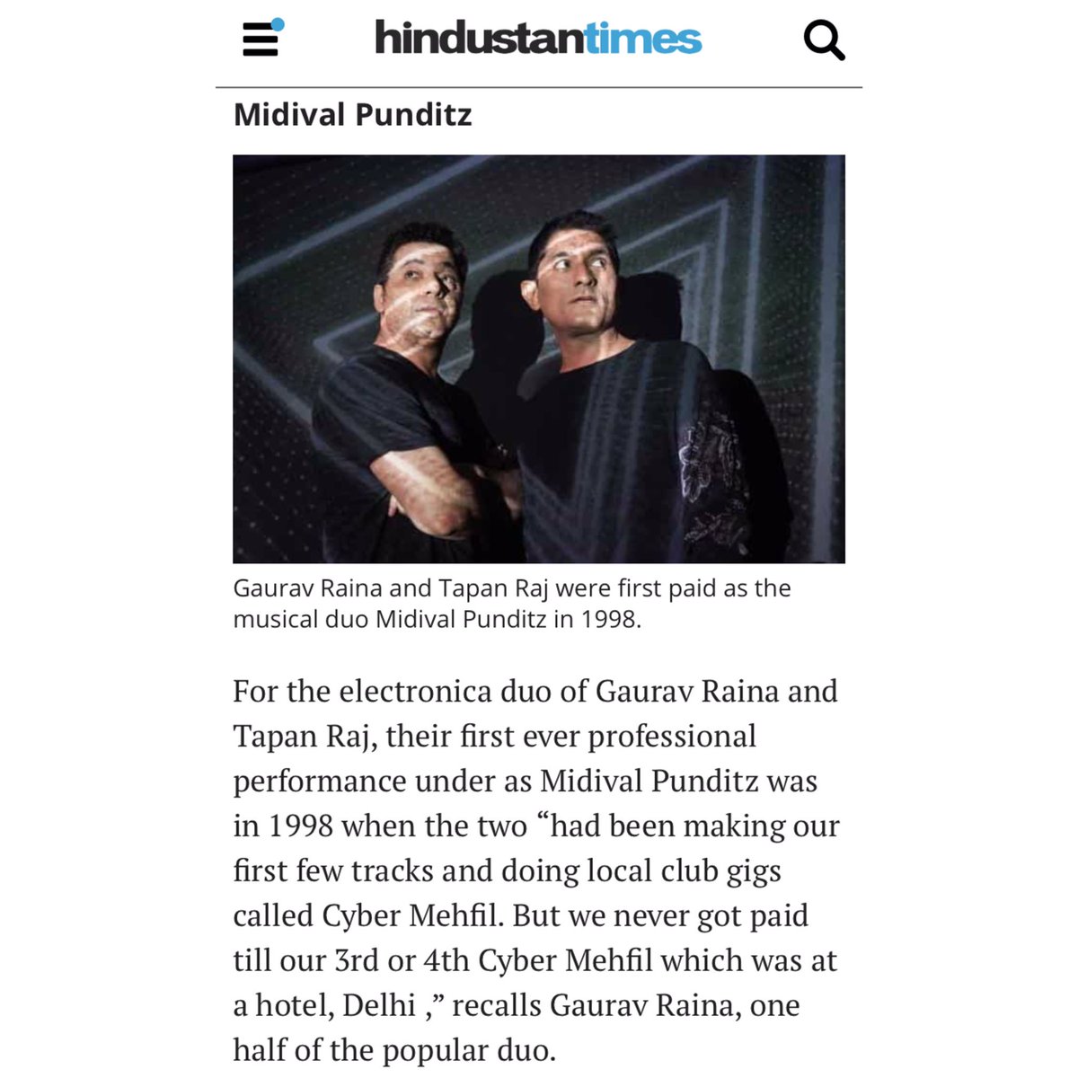 #WorldMusicDay

We recently spoke to Hindustan Times (<a href="/htTweets/">Hindustan Times</a>) about our humble beginnings in the music industry. 

Check out the full article here: bit.ly/2YUzcFV.