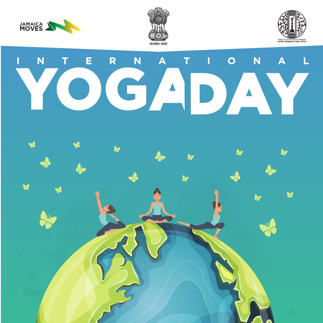 jamaica_moves's tweet photo. Good morning! Happy #InterntionalYogaDay2020 🧘🏾♀️
We’re about to go LIVE on our INSTAGRAM Page with Yoga Sessions from the Indian High Commission ☀️ Get changed, grab your mats, waters & towels, let’s CELEBRATE!
#JamaicaMoves #InternationalYogaDayJa #GetMoving #HomeFitJa https://t.co/IvKAVPmnzI