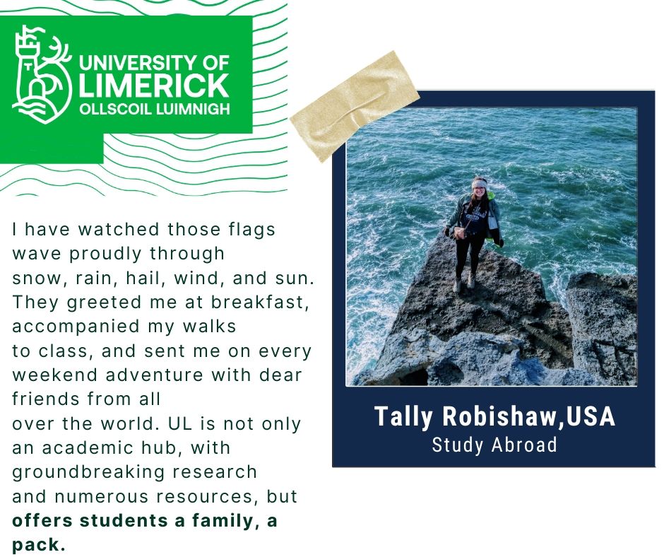 ULGlobal's tweet photo. Thanks to @tallyrobishaw for giving us an insight into her experience @UL 

#StudentExperience #ULInternational #ChooeseUL #StudyAbroad https://t.co/8jRbKthUaH