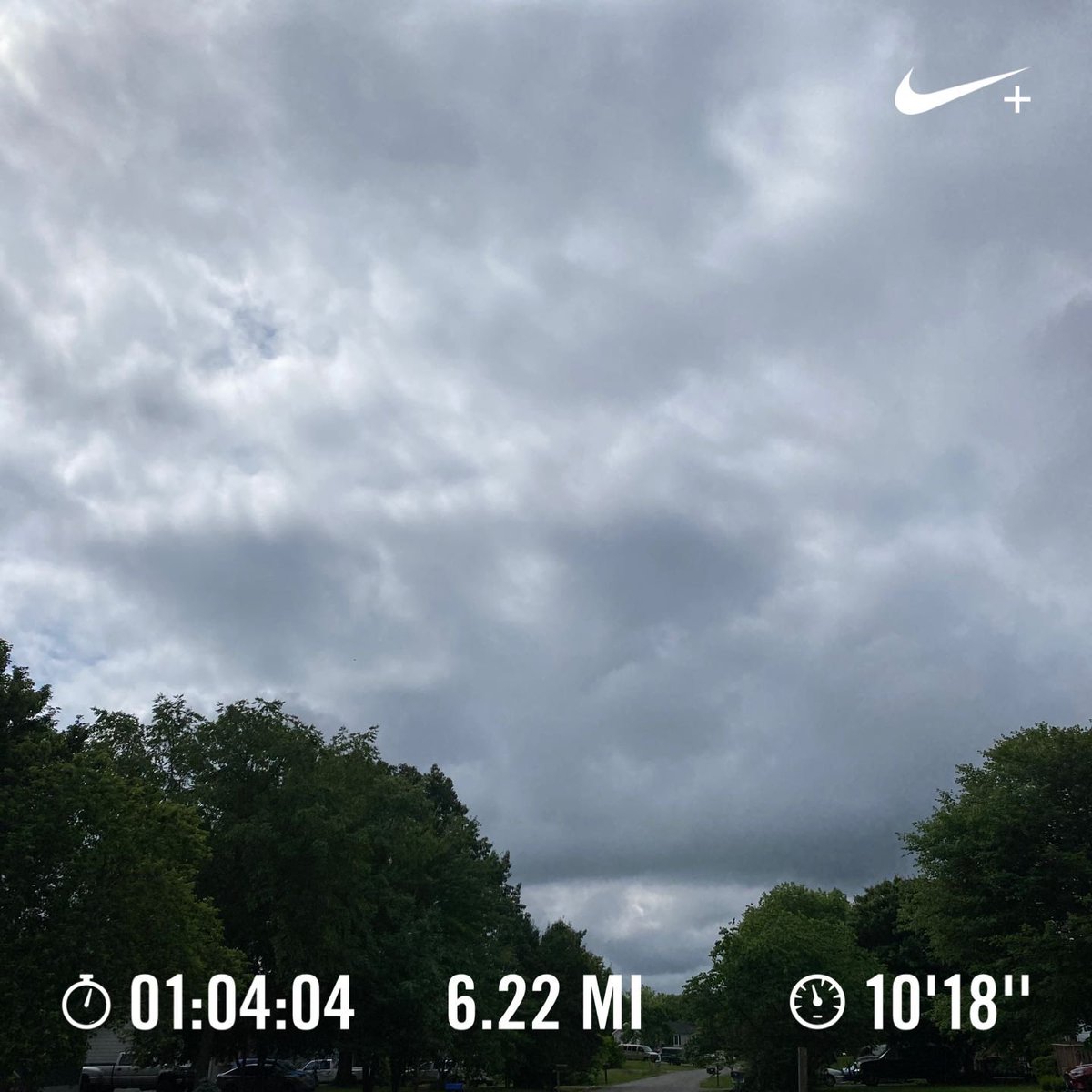 A bit over 10k for a Sunday morning run