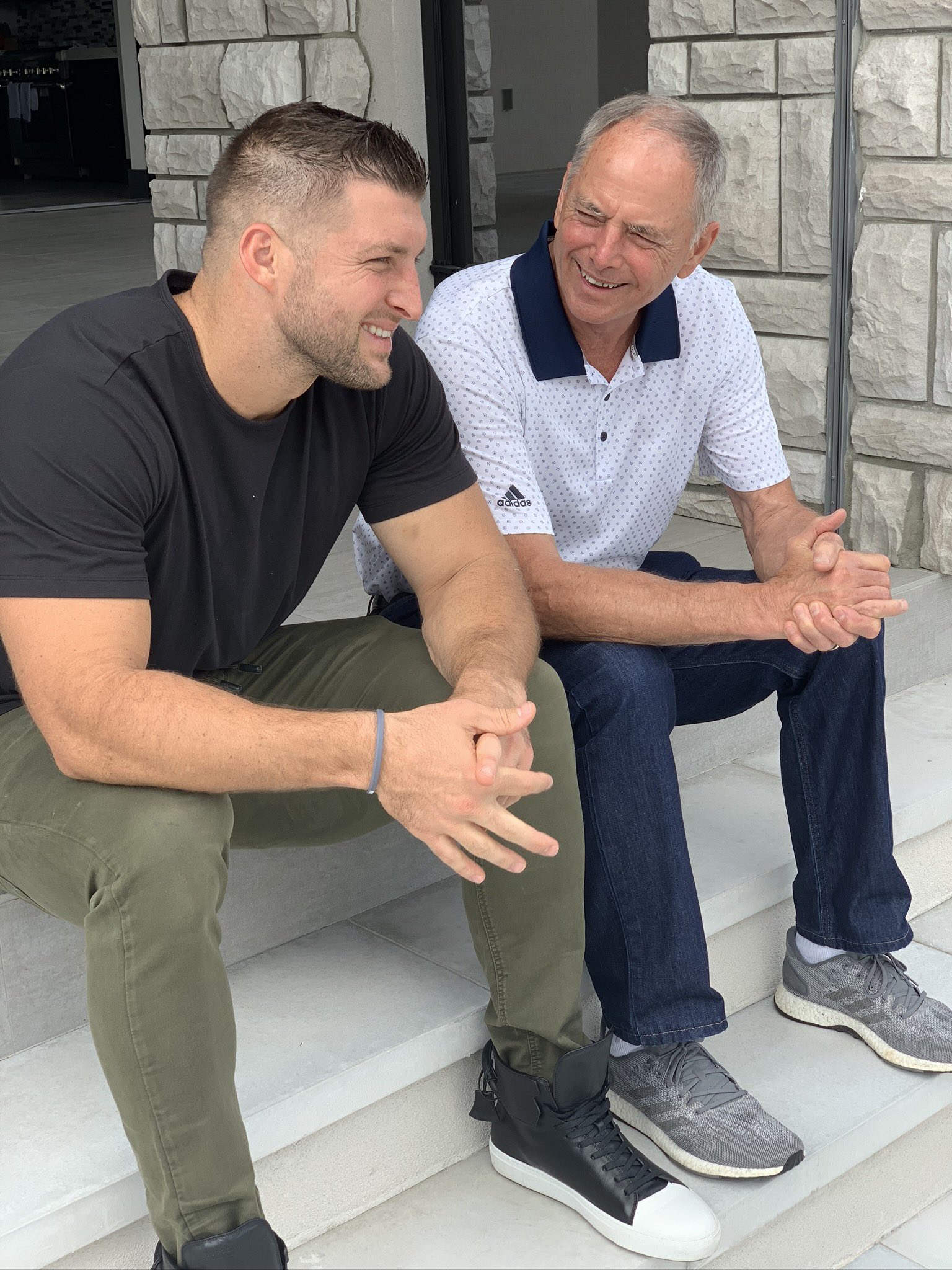 Tim Tebow on X: 'Even though I have bigger feet, I'll never be able to fill  his shoes. Love you dad and happy Father's Day!  / X