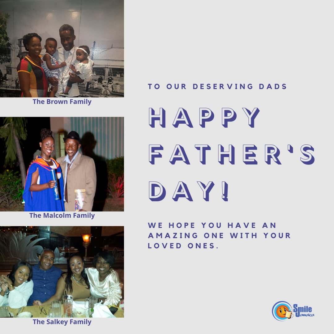 Smilejamtvj's tweet photo. Happy #FathersDay to the dads on our TL, especially our #DeservingDads who we highlighted this week on behalf of their families. Have an amazing one. https://t.co/GjNHHx1ccP