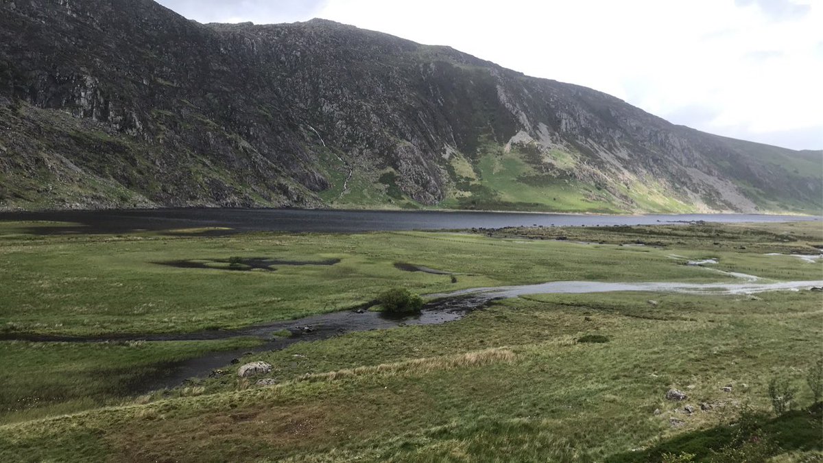 HuwClwyd's tweet photo. Little trek around the #caerneddau today with my 10yr old daughter visited 3 lakes #eigiau #dulun #melynllyn 2nd highest mountain in wales #garneddllywelyn spotted 27 of @1GarethWynJones ponies. Maz got close to 1 stallion! #FathersDay https://t.co/cA3ugBdNfY