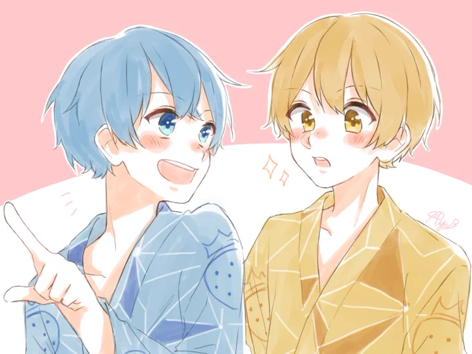 るぅころらくがき??
(浴衣の模様適当です…?) 