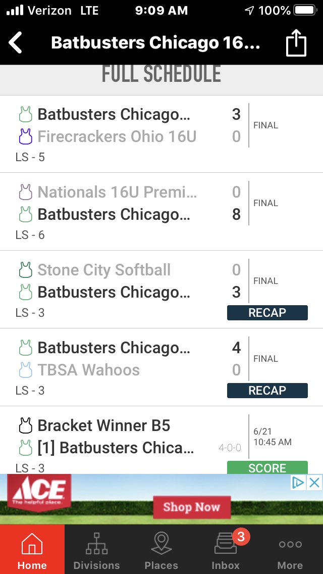 BatbustersChiJP's tweet photo. Batbusters Chicago 16U JP advance to 4-0 in pool play. #BracketSunday #ZeroRunsAgainst https://t.co/lPSJBqD49g
