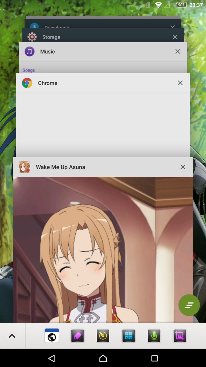 Evirus On Twitter In Unrelated News I Still Have The Wake Me Up Asuna Android App On An Old Sony Phone Https T Co Mnnvval7tf Https T Co Ubq0ujpso9 In This Screenshot You Can Barely Make Out The