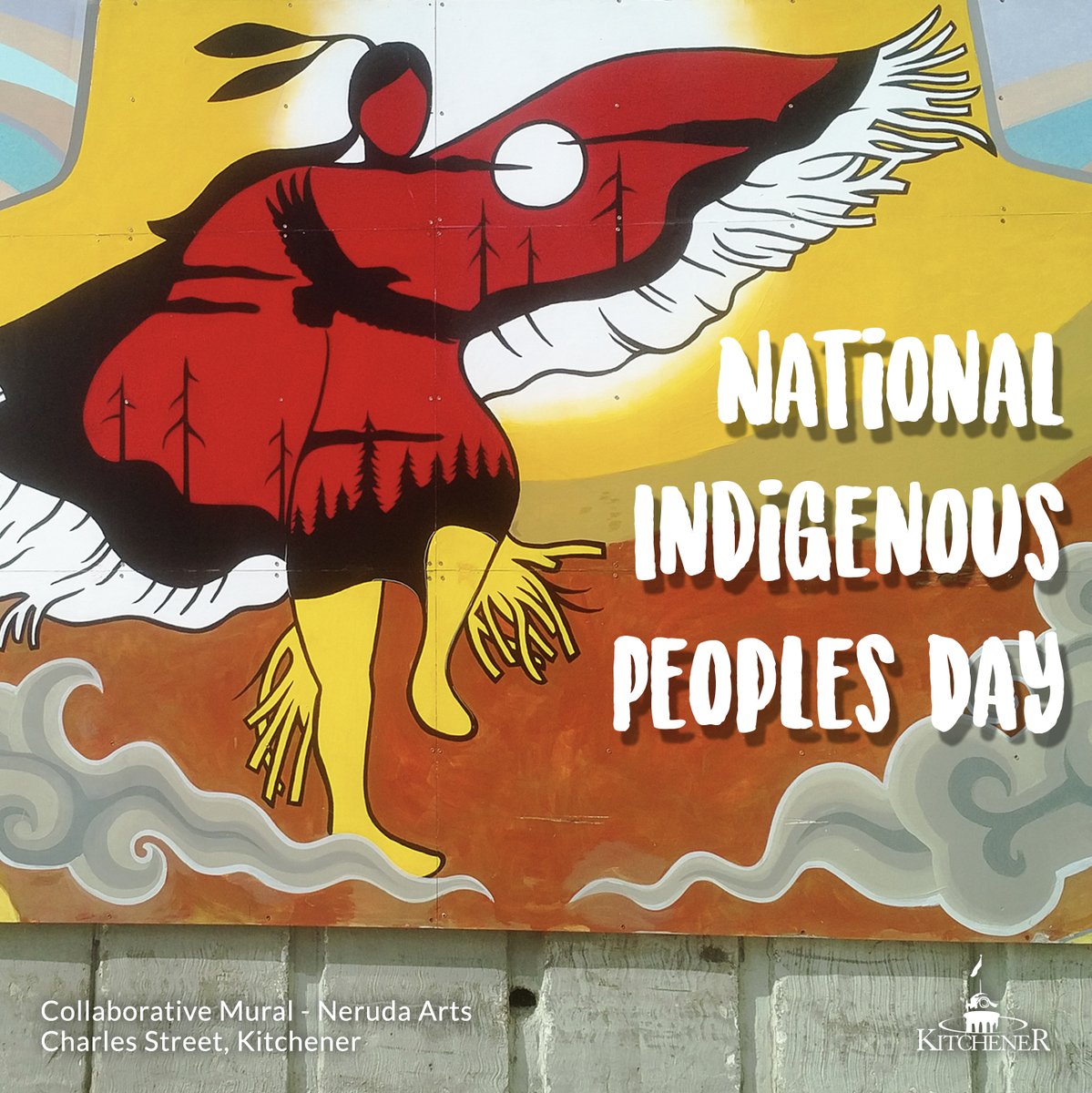 Today marks National  #IndigenousPeoplesDay   in the  @CityKitchener and across Canada - a day dedicated to recognizing and celebrating the unique and diverse cultural heritage of First Nations, Inuit and Métis peoples. Let's use today to celebrate & renew our commitments to action.