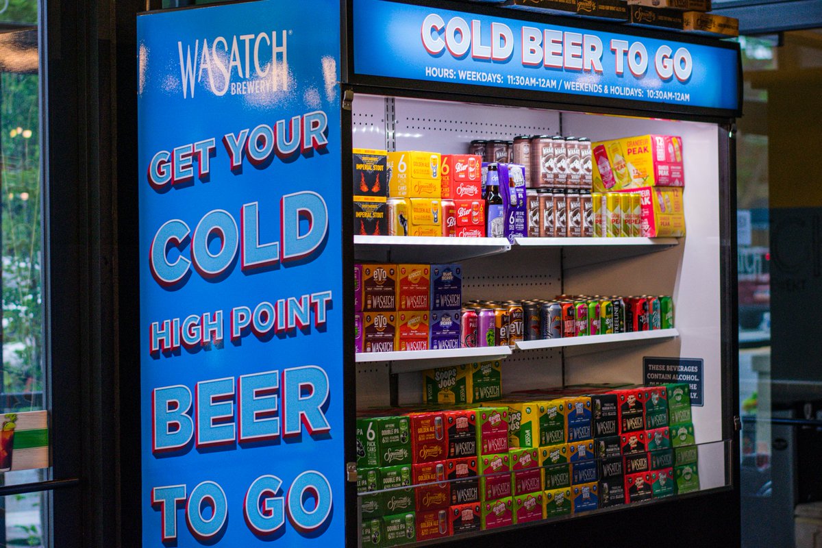 wasatchbeers's tweet photo. We think the "day of rest" should include cold high point beer to-go🙌 Open 7-days a week including holidays! #WasatchBrewpub
📷: @viktorkrstev https://t.co/zbXm779MbE
