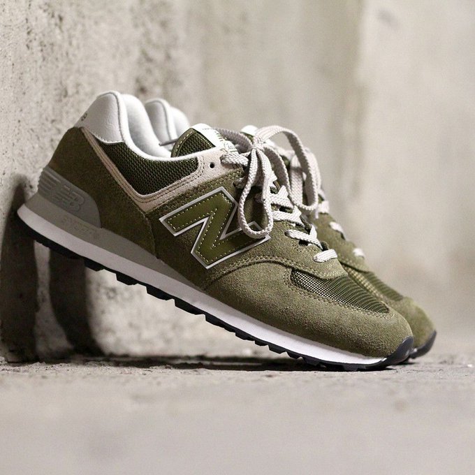 new balance 574 olive
