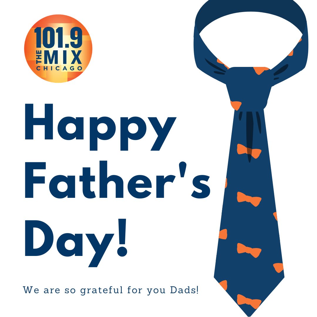 1019MIXChicago's tweet photo. Happy #FathersDay from everyone at 101.9 The Mix! We wouldn't know when to check our oil without you 💖
.
.
.
Listen Live: https://t.co/xbMtKZodeW #HappyFathersDay #CheckYourOil https://t.co/ICoUQZzHDd