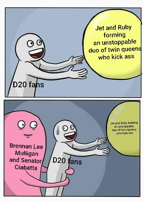 chaoticgood14's tweet photo. I make low quality memes and post them on @memesbybabi on instagram 

#dimension20 #dnd #lgbt #fantasyhigh #acrownofcandy #escapefromthebloodkeep https://t.co/XDMp4IHK59