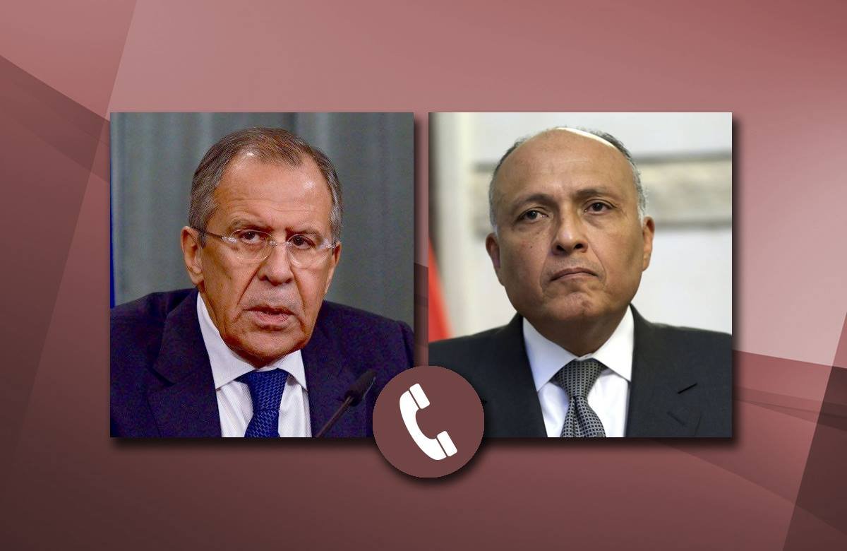 PoliticNewss2's tweet photo. #Egyptian FM #Shoukry and #Russian FM #Lavrov made a phone call to discuss the latest situation in Libya.
The Jordanian FM held a phone call with his Egyptian counterpart.
#Jordan's FM stated that they were with #Egypt in combating #threats to its #security and stability. https://t.co/r8Xy6xJyKi