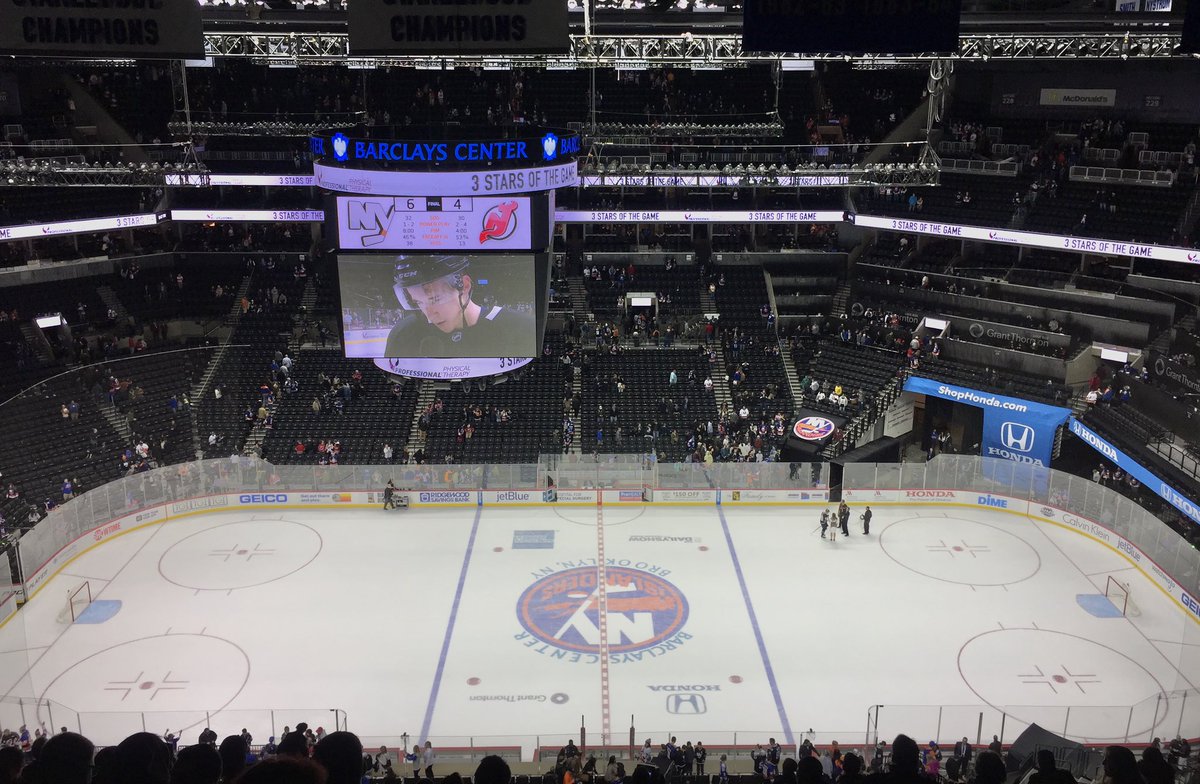 32. NYI - Barclays Center (visited 2/19/17)What you’ve heard is pretty accurate. Simply not a hockey rink w/ sight lines to prove it.Upper bowl is steep like many ‘ball venues; also weirdly dark up there.Brooklyn is sweet, at least.