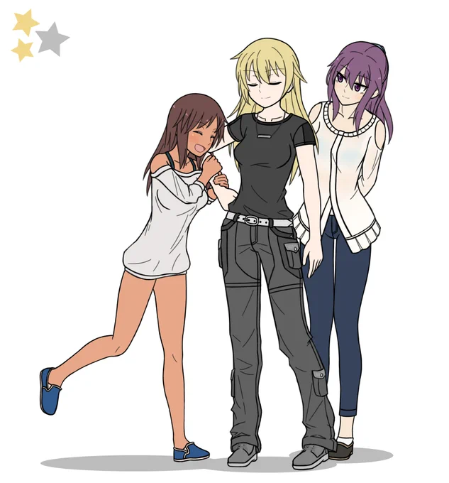 トライステラは希望の星

(2日遅れだけどジニー誕生日おめでとう)
#アリスギア #アリスギアお絵かき #バージニアグリンベレー生誕祭 