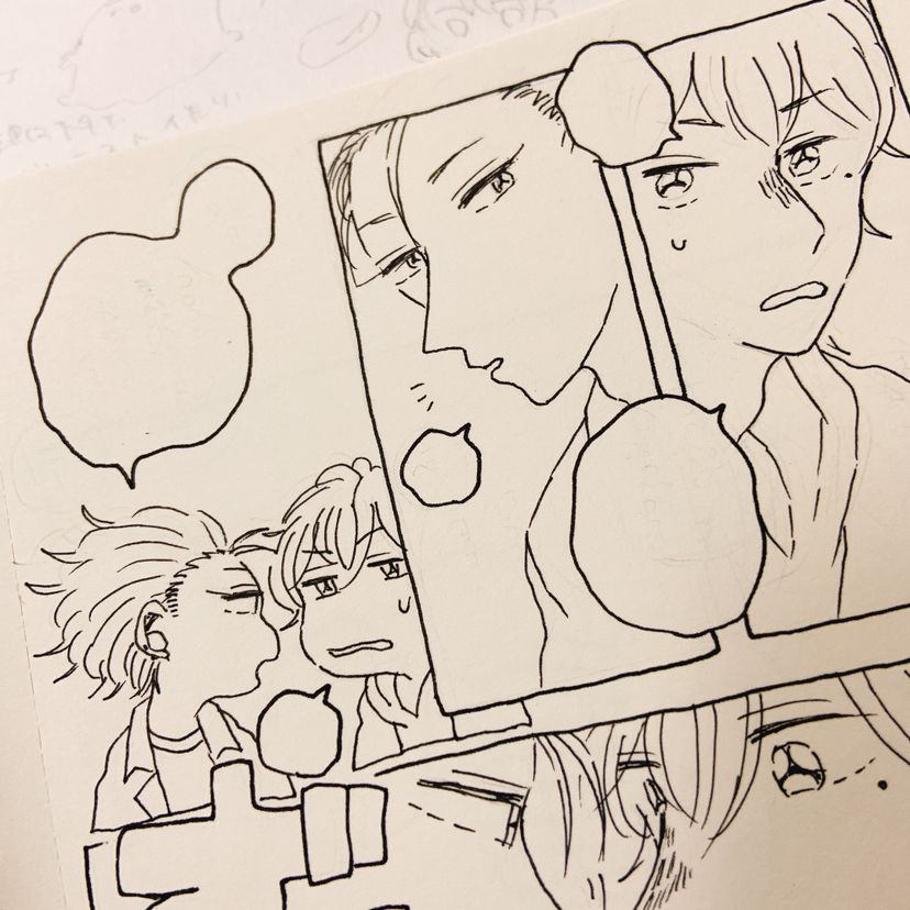 描いてる途中のもの色々 