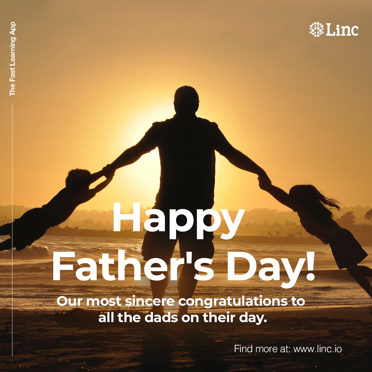 LincLearning's tweet photo. Happy Father's Day!
Our most sincere congratulations to all the dads on their day.
โข
โข
#thefastlearningapp #Linc #tutoring
More about us at https://t.co/EeOezuXsBU https://t.co/35MoMSsreD
