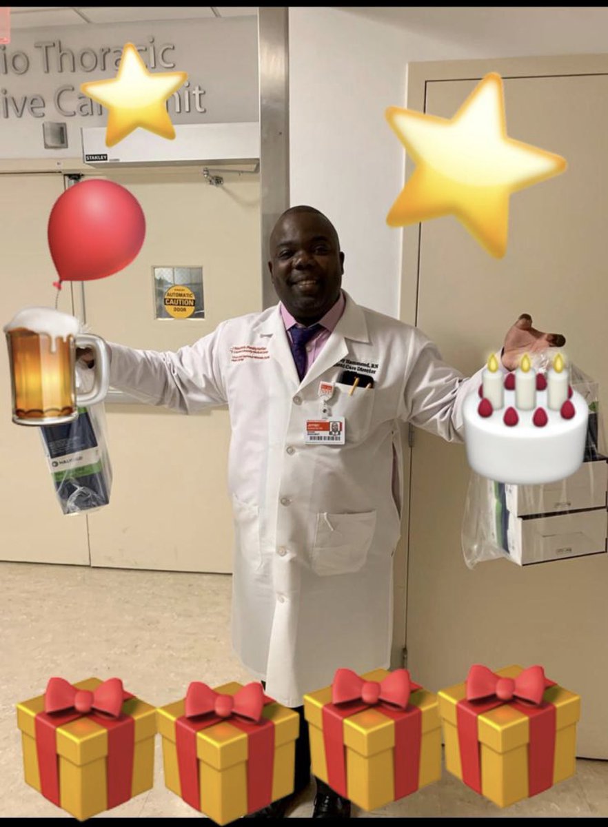 Everyone please help me wish a Happy Birthday &amp; a Happy Father’s Day to our Beloved &amp; greatest PCD everrrr!!  ⁦<a href="/Jeffrey_NYP/">Jeffrey Hammond</a>⁩ 🎊🎉🎂 ⁦@HeadRNColumbia⁩ ⁦<a href="/ccu_rns/">CCU RNS</a>⁩ ⁦<a href="/CardiacServices/">Cardiac Council</a>⁩ ⁦<a href="/CTICU_NYP/">Cardiothoracic ICU</a>⁩                          Enjoy your double-special day!!
