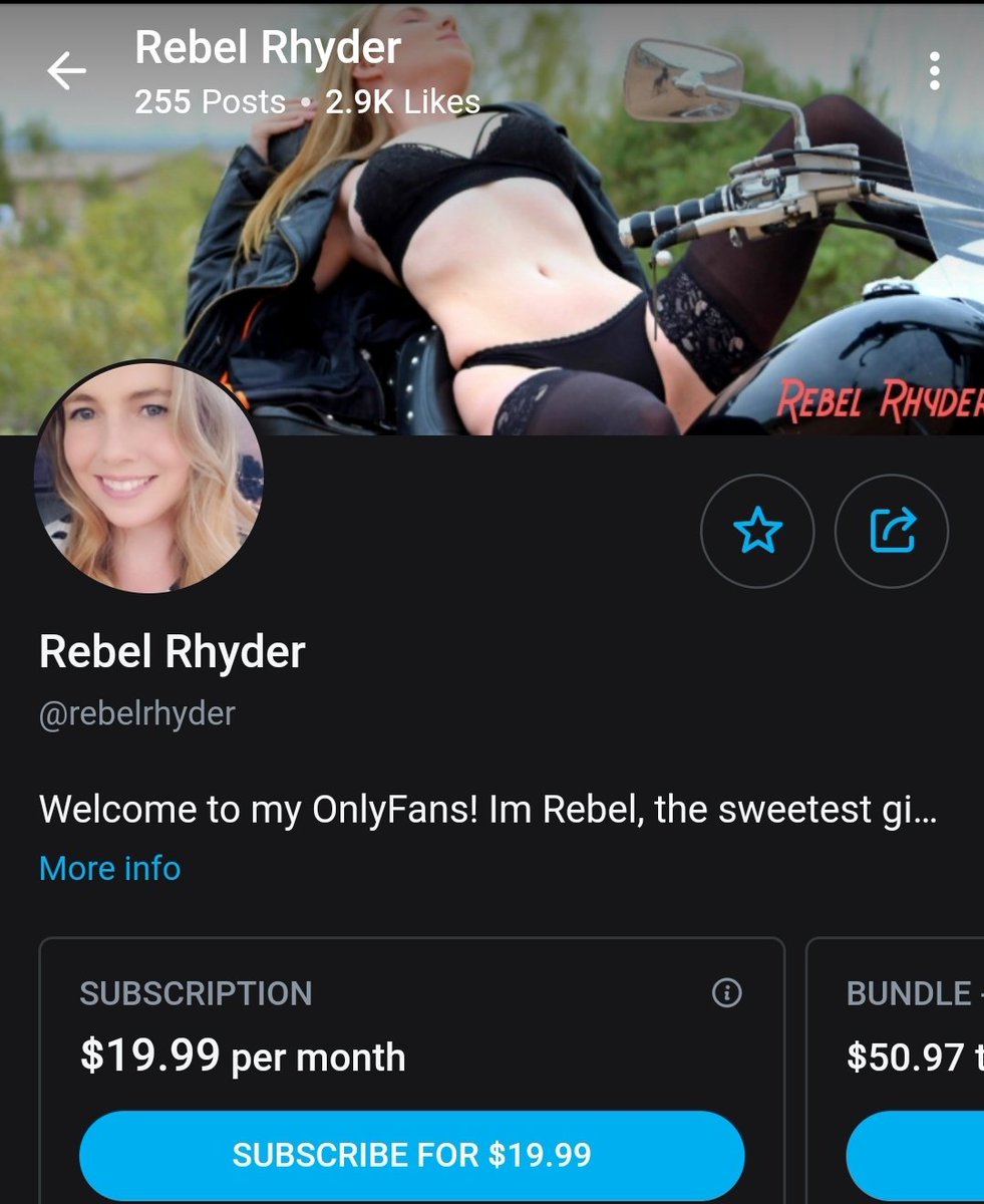 Rebel rhyder onlyfans