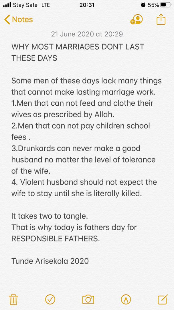 Father's Day Thoughts.  #FathersDay