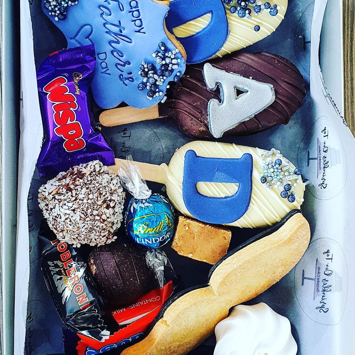 Yummy fathers day to me... my daughter knows me well. Xxx