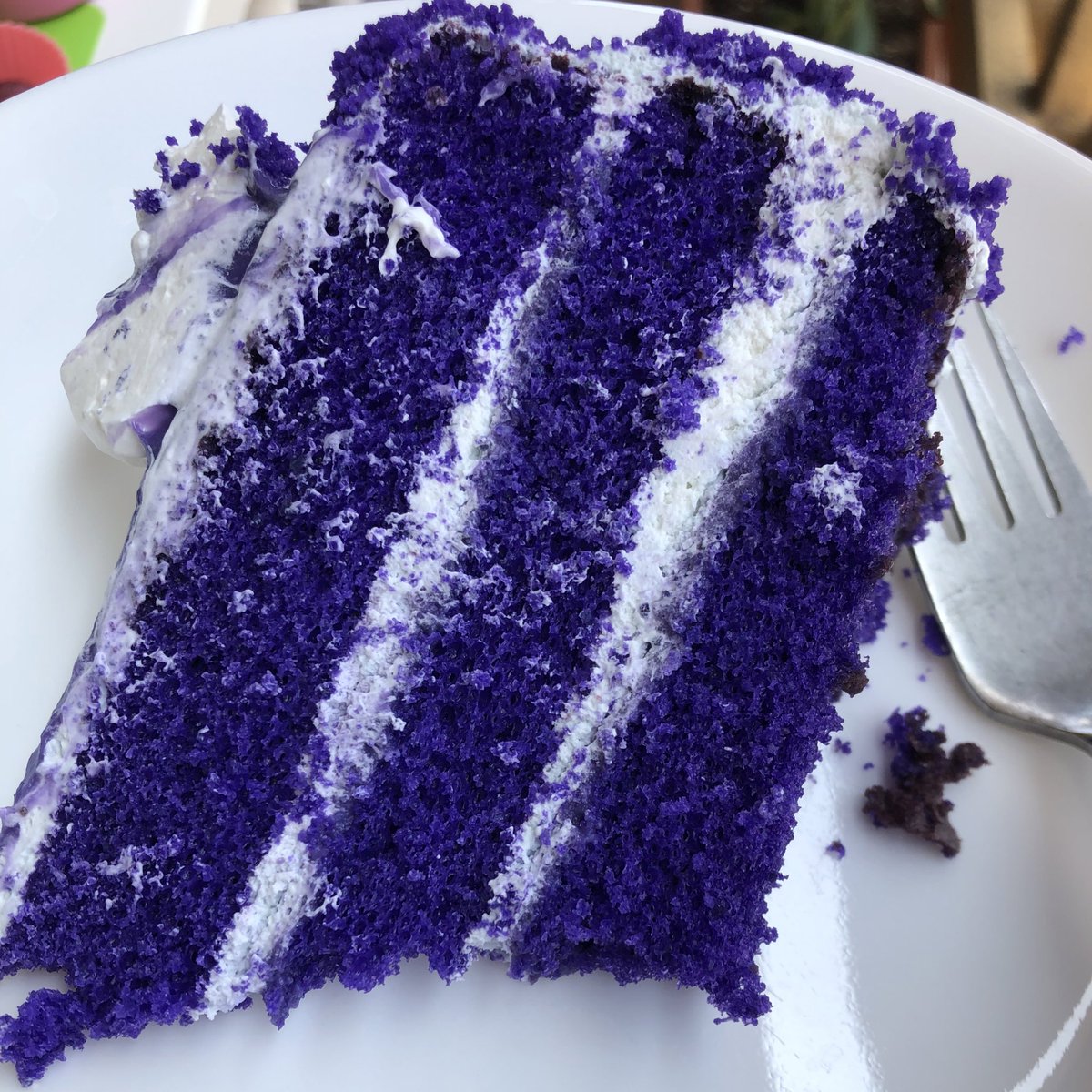 Still eating it.  #ube