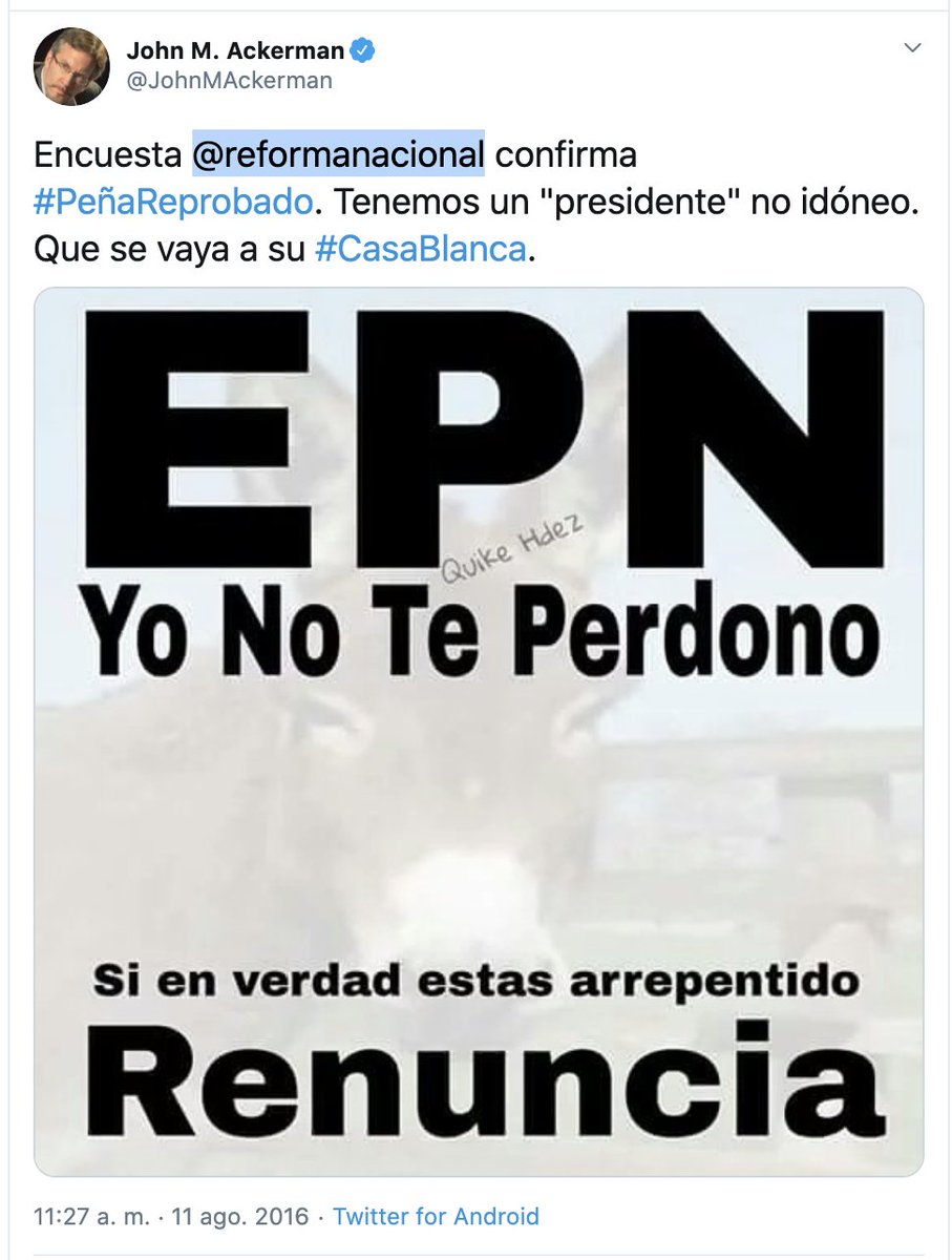 vampipe's tweet image. El @Reforma a veces es malo y a veces no...