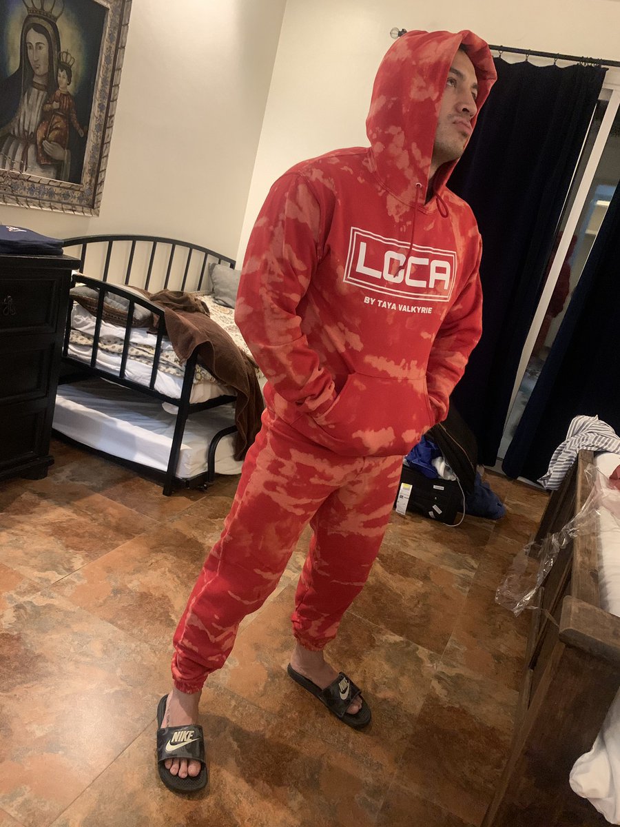 LocabyTayaV's tweet photo. 💥 BOOM! @Daga_wrestler rocking the complete Mars sweatsuit! Available now at https://t.co/YxgBXLVr83 #ChicoLOCO https://t.co/hmQelFvj3a