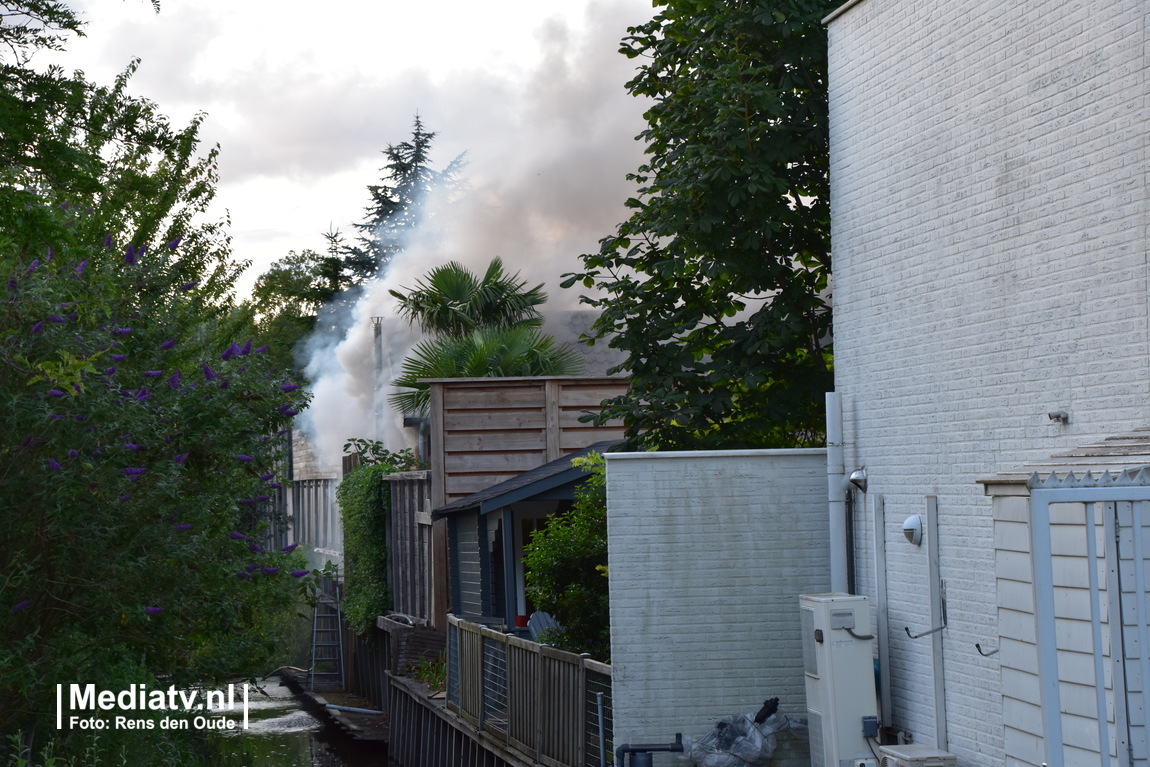 Melding brandweer Roemer Boskoop inzake middelbrand