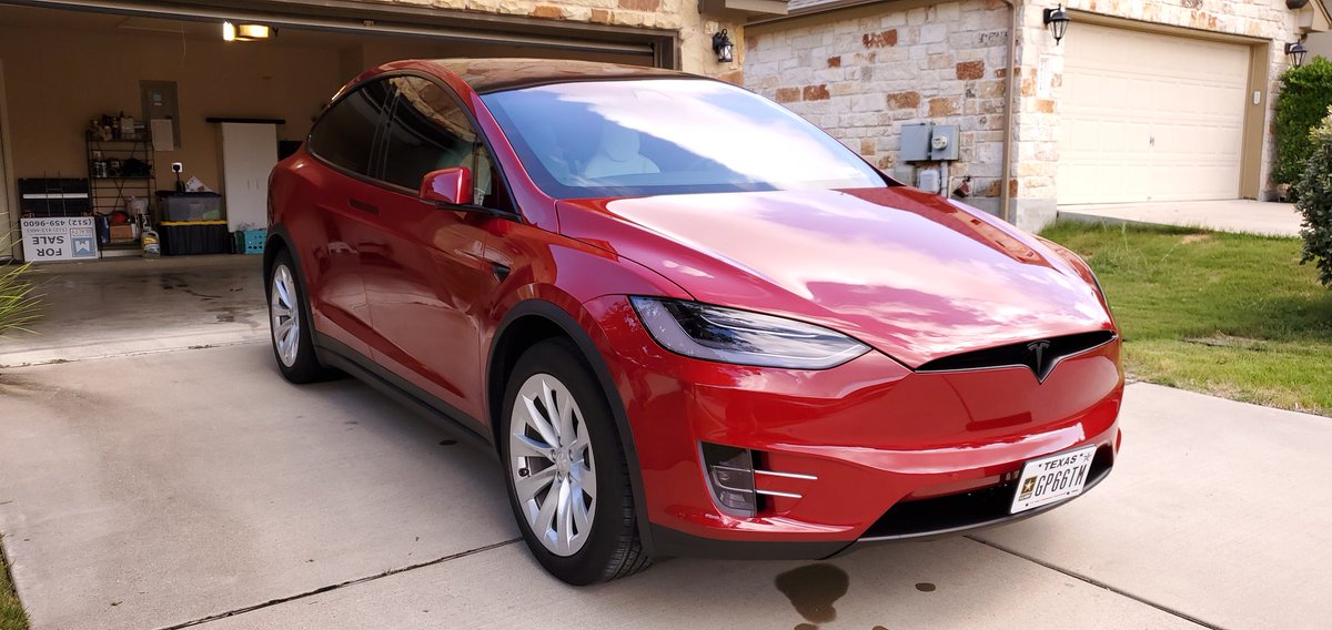 JohnEG78's tweet photo. Our Raven #ModelX LR has a full F/E PPF from @XPEL as well as #PrimeXR Window Tint, throughout (inc WS). Smoked PPF over the HL/FL/TL covers from #StekUSA. Chrome Delete in Satin Black and is also coated in @feynlab Ceramic Heal Plus. Also, #TheBandit from @TonyTesla4Life. https://t.co/1dqGc2QhXi