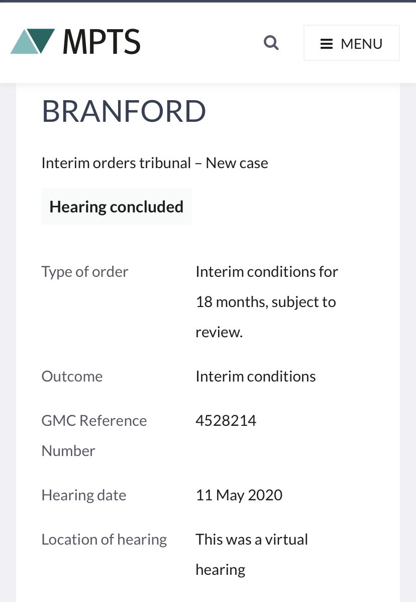 olivierbranford (@olivierbranford) on Twitter photo The <a href="/Cadoganclinic/">Cadogan Clinic</a> knew this and were still taking bookings for #olivierbranford back in May. This unethical clinic continues to disregard ethical practices. Calls are recorded that Oliver was still practicing in June. These calls are recorded. #cadoganclinic #surgery #chelsea The <a href="/Cadoganclinic/">Cadogan Clinic</a> knew this and were still taking bookings for #olivierbranford back in May. This unethical clinic continues to disregard ethical practices. Calls are recorded that Oliver was still practicing in June. These calls are recorded. #cadoganclinic #surgery #chelsea
