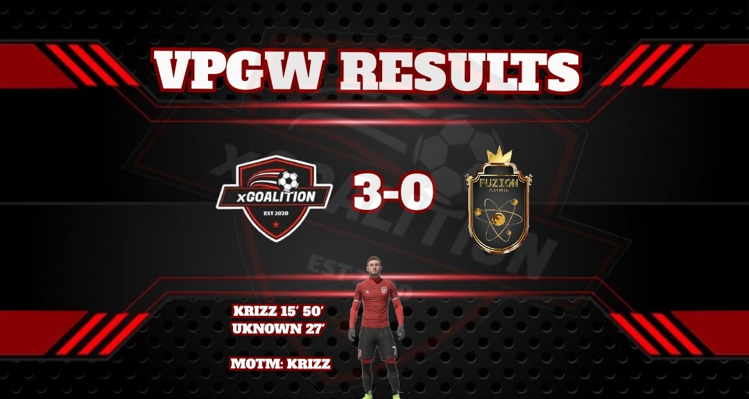 Tonight's Results <a href="/VPGWeekend/">Virtual Pro Gaming Weekend</a>