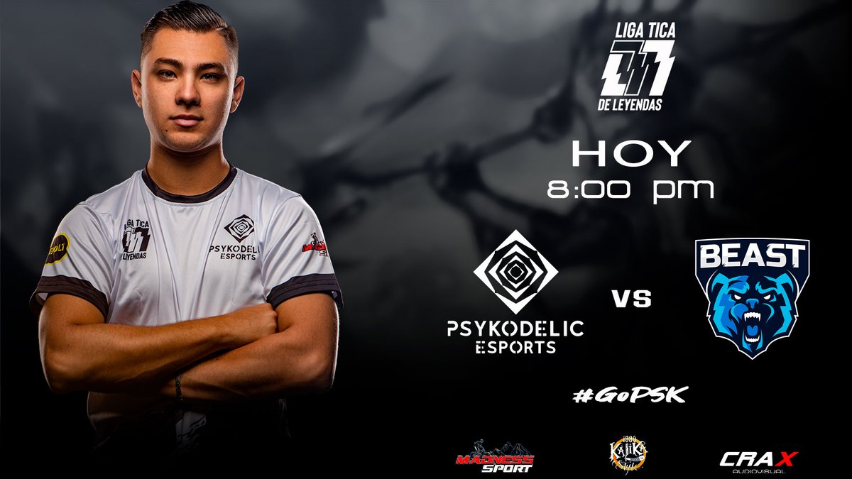 Psykodelicgg's tweet photo. Hoy nos enfrentamos a @Beastesportscr en la semana 12 de @LTLCR
#GoPSK #BeingPsyko https://t.co/aJXNUnK53l